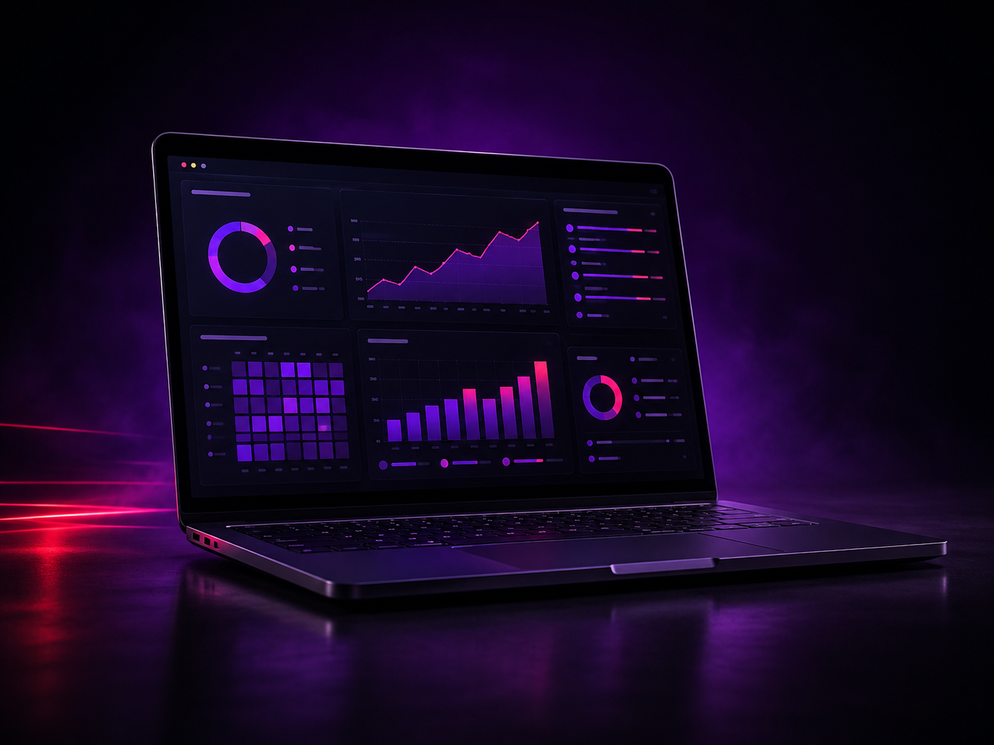 Dashboard de desempenho de anúncios digitais